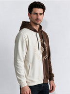 Men’s Cotton Blend Full Sleeves Printed Hooded Sweatshirt