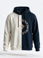 Men’s Cotton Blend Full Sleeves Printed Hooded Sweatshirt