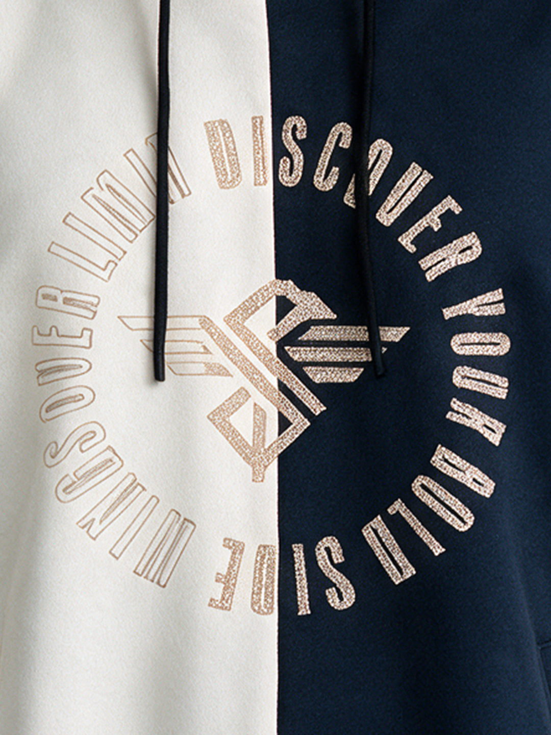 Men’s Cotton Blend Full Sleeves Printed Hooded Sweatshirt