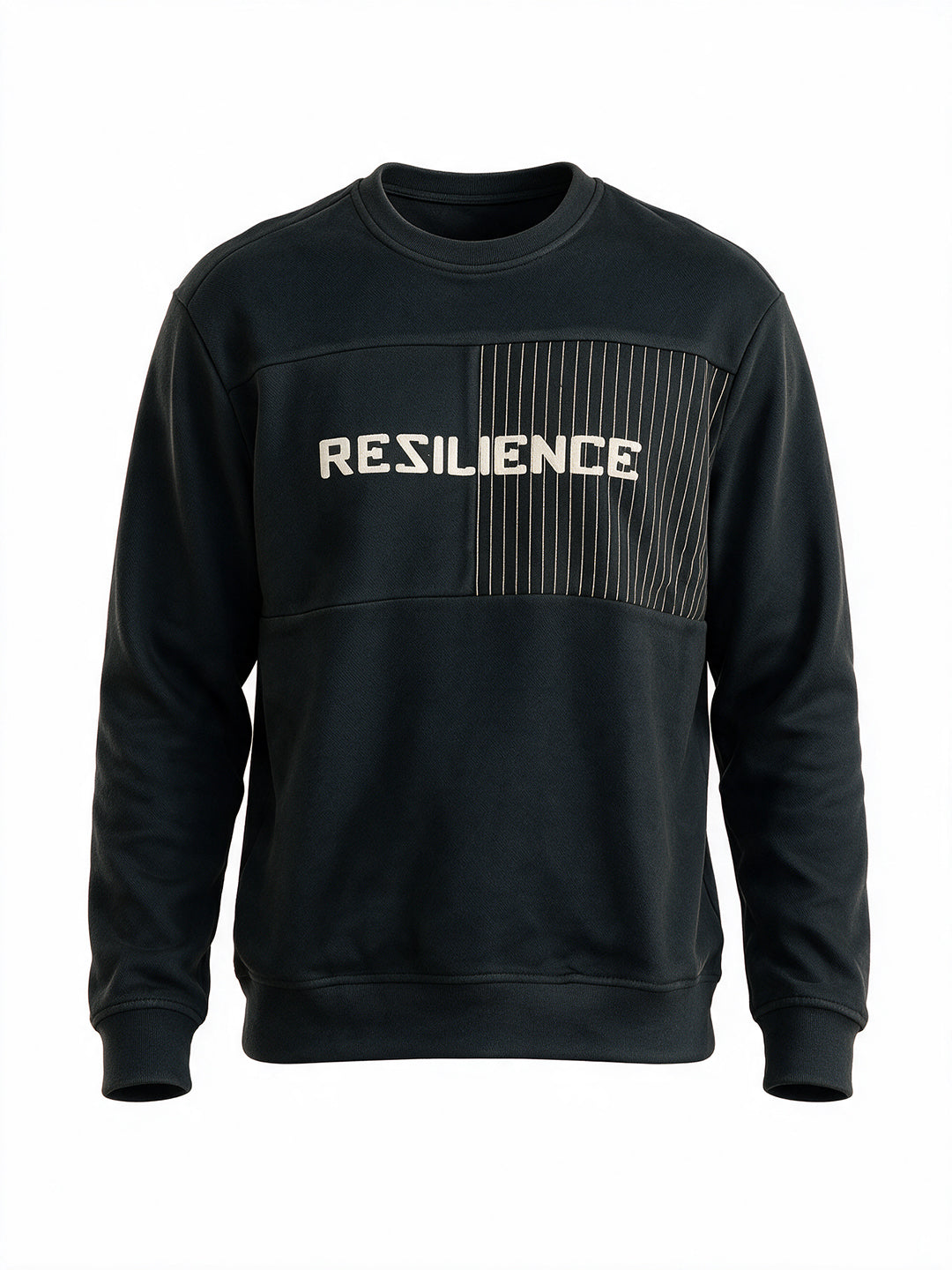 Men’s Cotton Blend Solid Round Neck Regular Fit Sweatshirt
