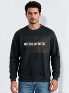 Men’s Cotton Blend Solid Round Neck Regular Fit Sweatshirt
