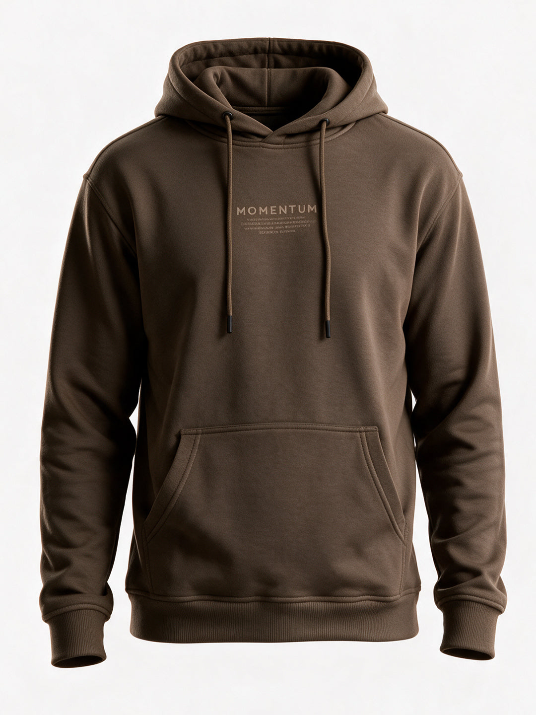 Brown Momentum Print Hoodie Secondary image