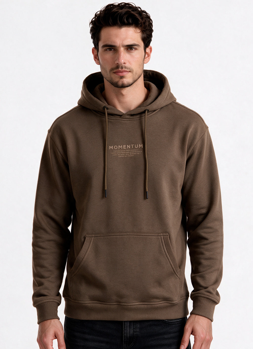 Men's Blended Hooded Regular Fit Sweatshirt