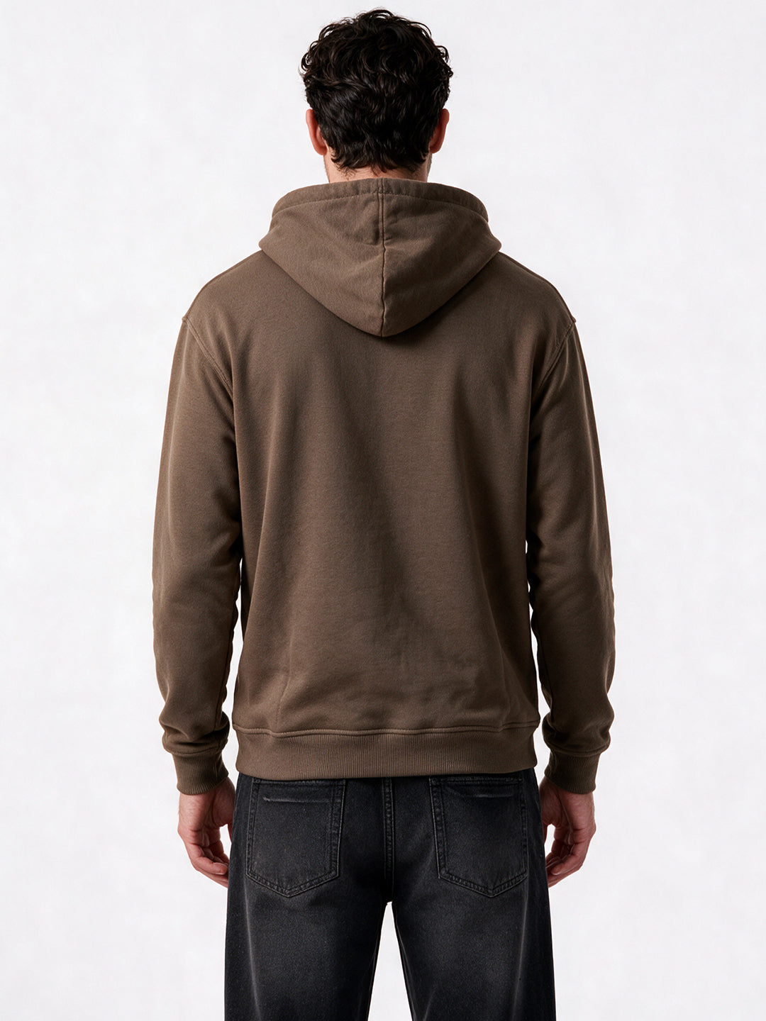 Men's Blended Hooded Regular Fit Sweatshirt