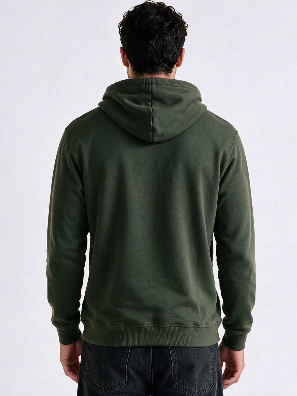Men's Blended Hooded Regular Fit Sweatshirt