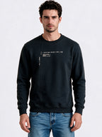Men's Blended Round Neck Regular Fit Sweatshirt
