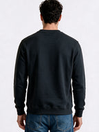 Men's Blended Round Neck Regular Fit Sweatshirt