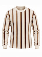 Striped Round Neck Regular Fit Tshirt