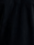 Black Long Sleeve Henley T-Shirt
