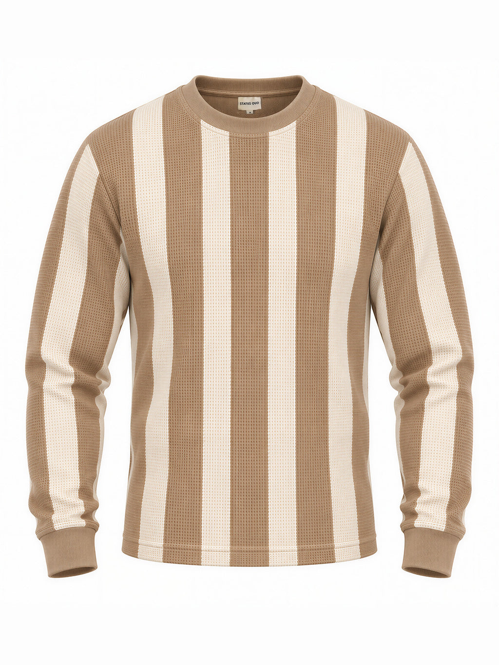 Striped Round Neck Regular Fit Tshirt