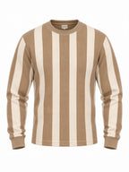 Striped Round Neck Regular Fit Tshirt