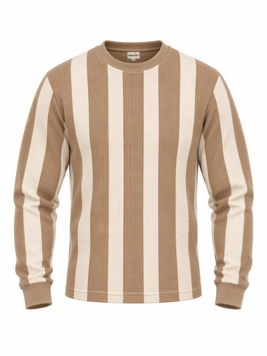 Striped Round Neck Regular Fit Tshirt