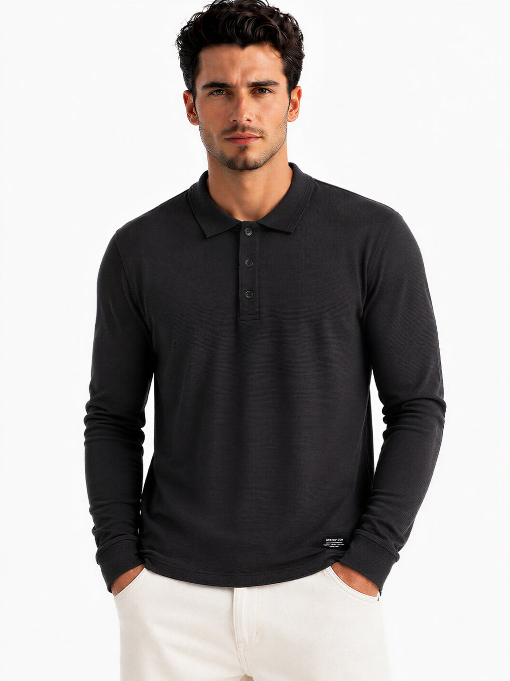 Solid Regular Fit Polo T-shirt