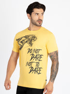 Mens Printed Round Neck T-Shirt