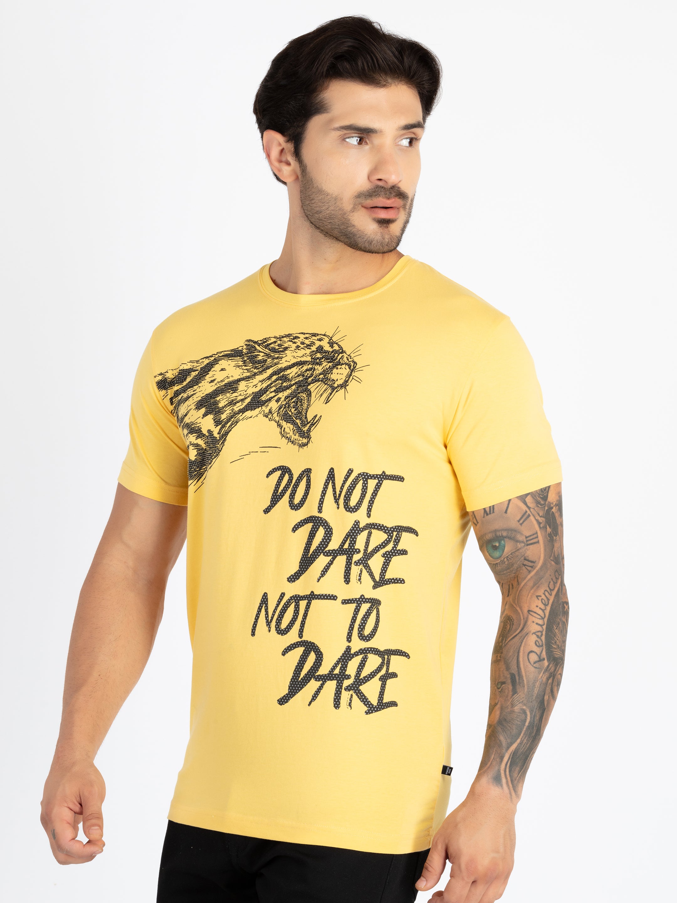 Mens Printed Round Neck T-Shirt Secondary image