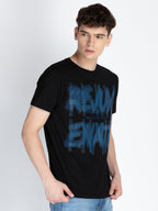 Mens Printed Round Neck T-Shirt