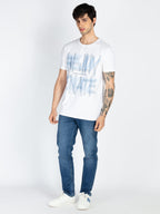 Mens Printed Round Neck T-Shirt