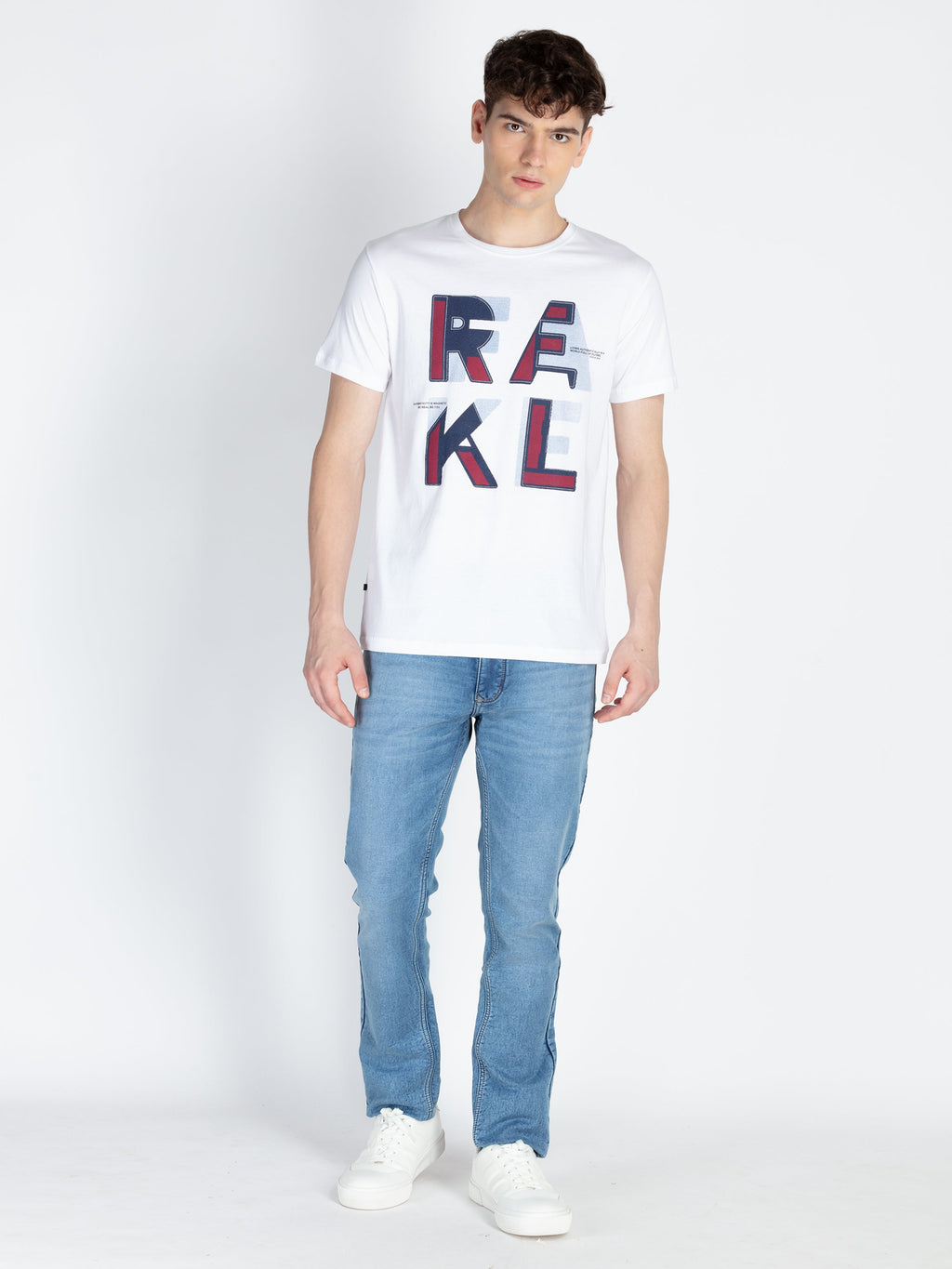 Mens Printed Round Neck T-Shirt