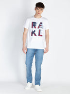 Mens Printed Round Neck T-Shirt