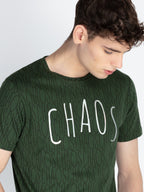 Mens All Over Printed Round Neck T-Shirt