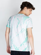Mens All Over Printed Round Neck T-Shirt