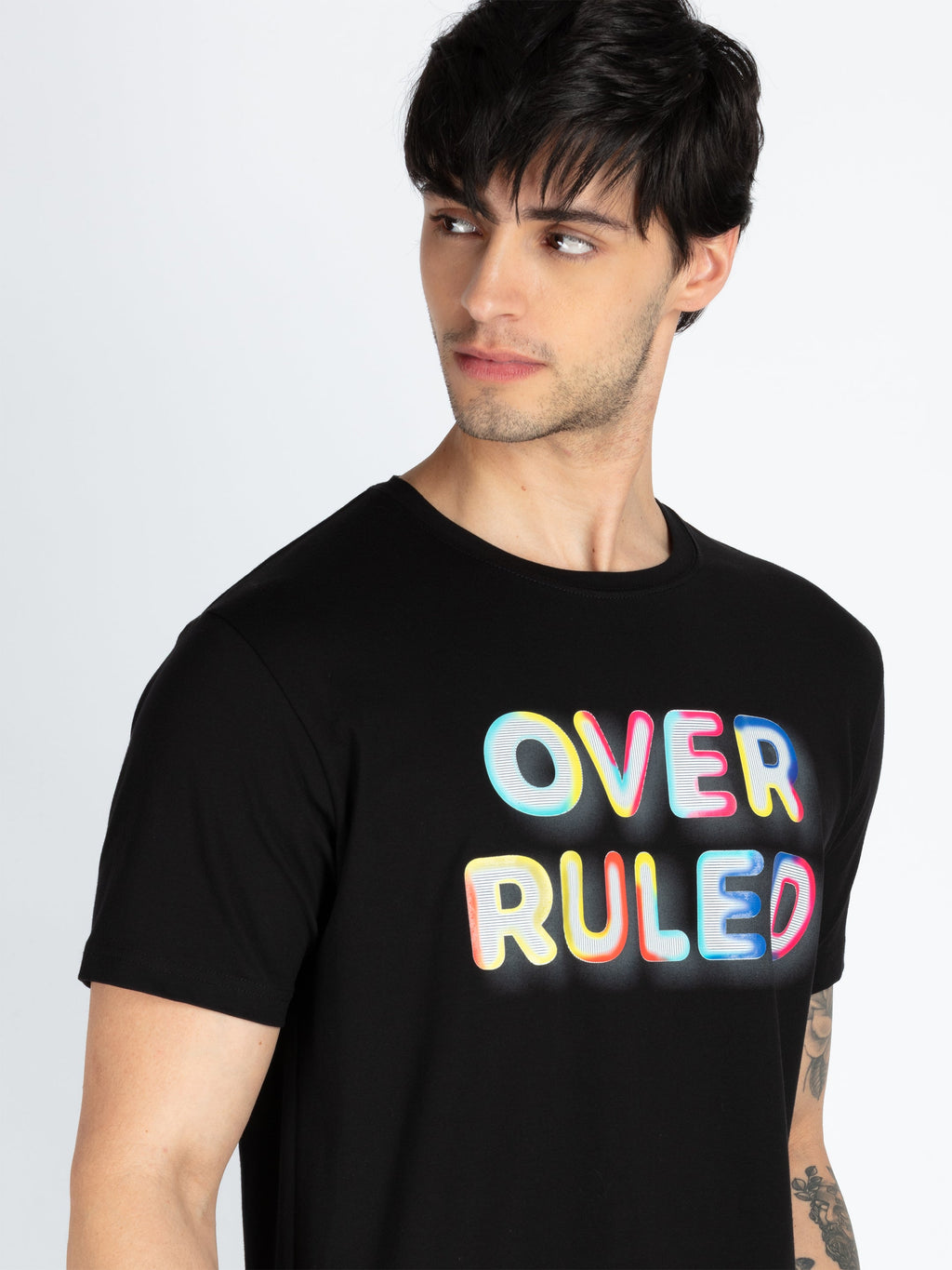 Mens Printed Round Neck T-Shirt