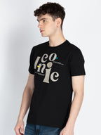 Mens Printed Round Neck T-Shirt