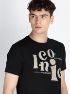 Mens Printed Round Neck T-Shirt