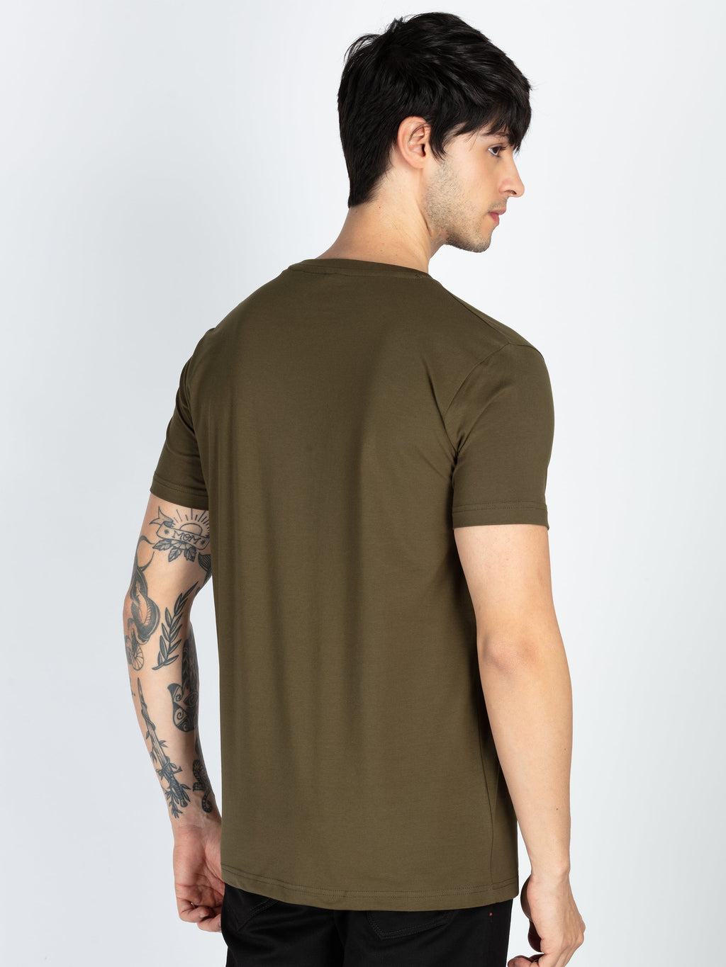 Mens Printed Round Neck T-Shirt