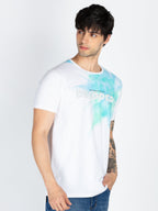 Mens Printed Round Neck T-Shirt