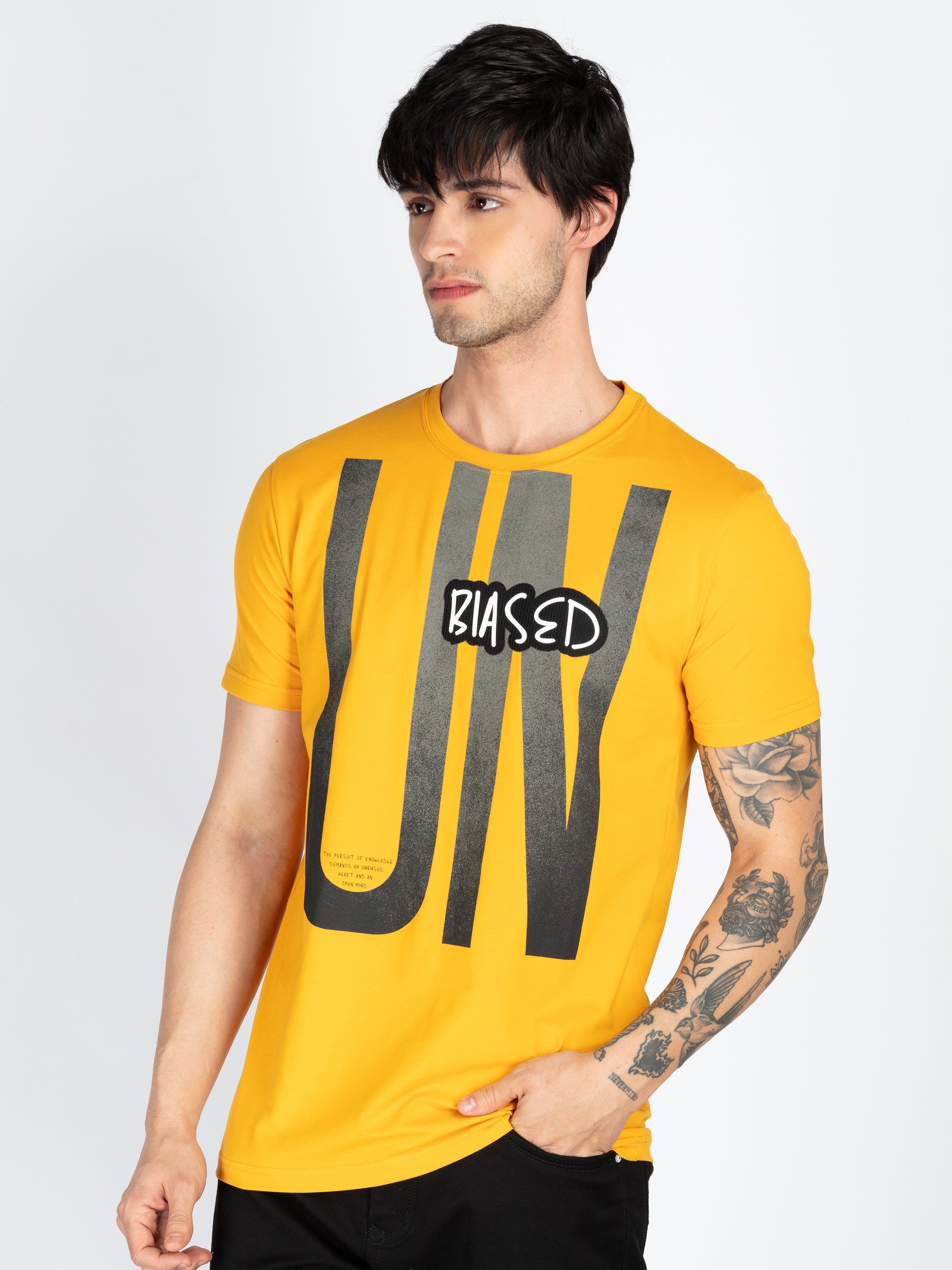 Mens Printed Round Neck T-Shirt Secondary image