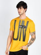 Mens Printed Round Neck T-Shirt