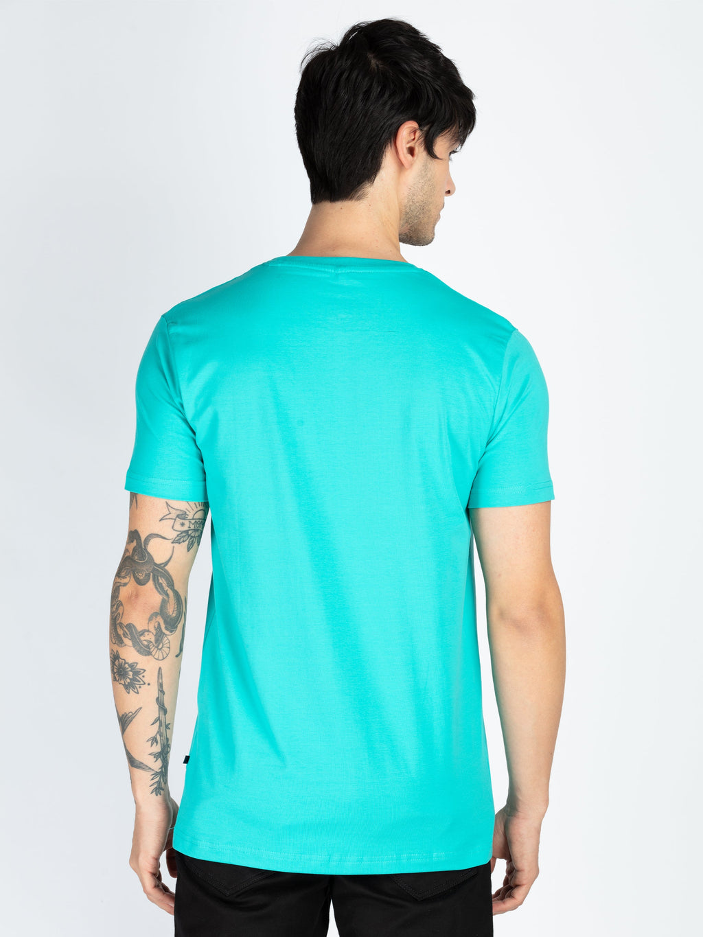 Mens Printed Round Neck T-Shirt