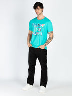 Mens Printed Round Neck T-Shirt