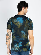 Men's All Over Printed Round Neck T-Shirt