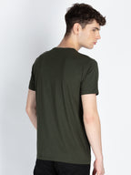 Mens Printed Round Neck T-Shirt