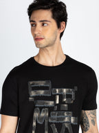 Mens Printed Round Neck T-Shirt