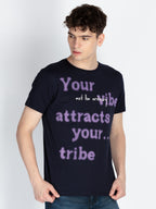 Mens Printed Round Neck T-Shirt