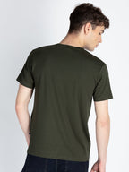 Mens Printed Round Neck T-Shirt