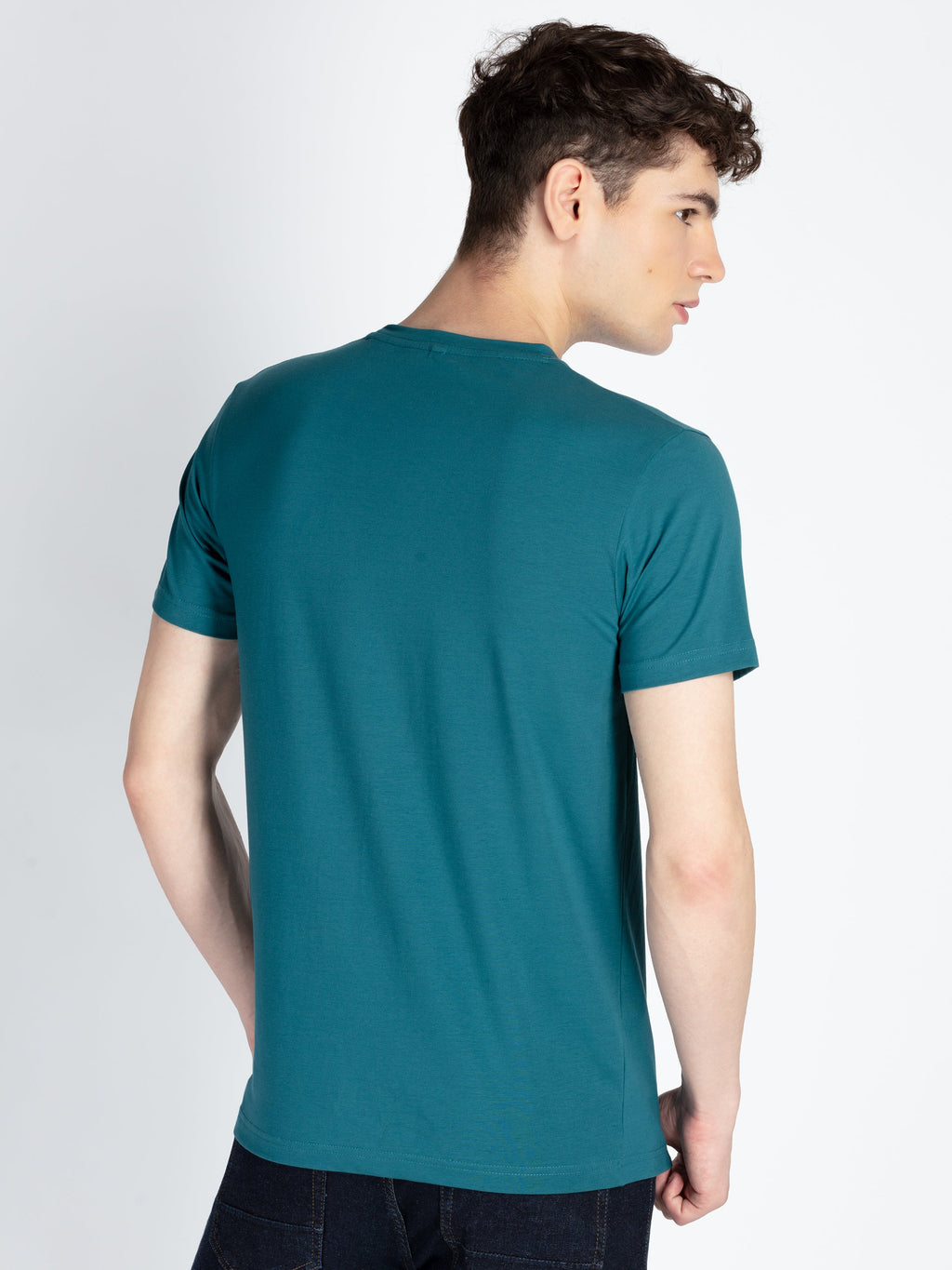 Mens Printed Round Neck T-Shirt