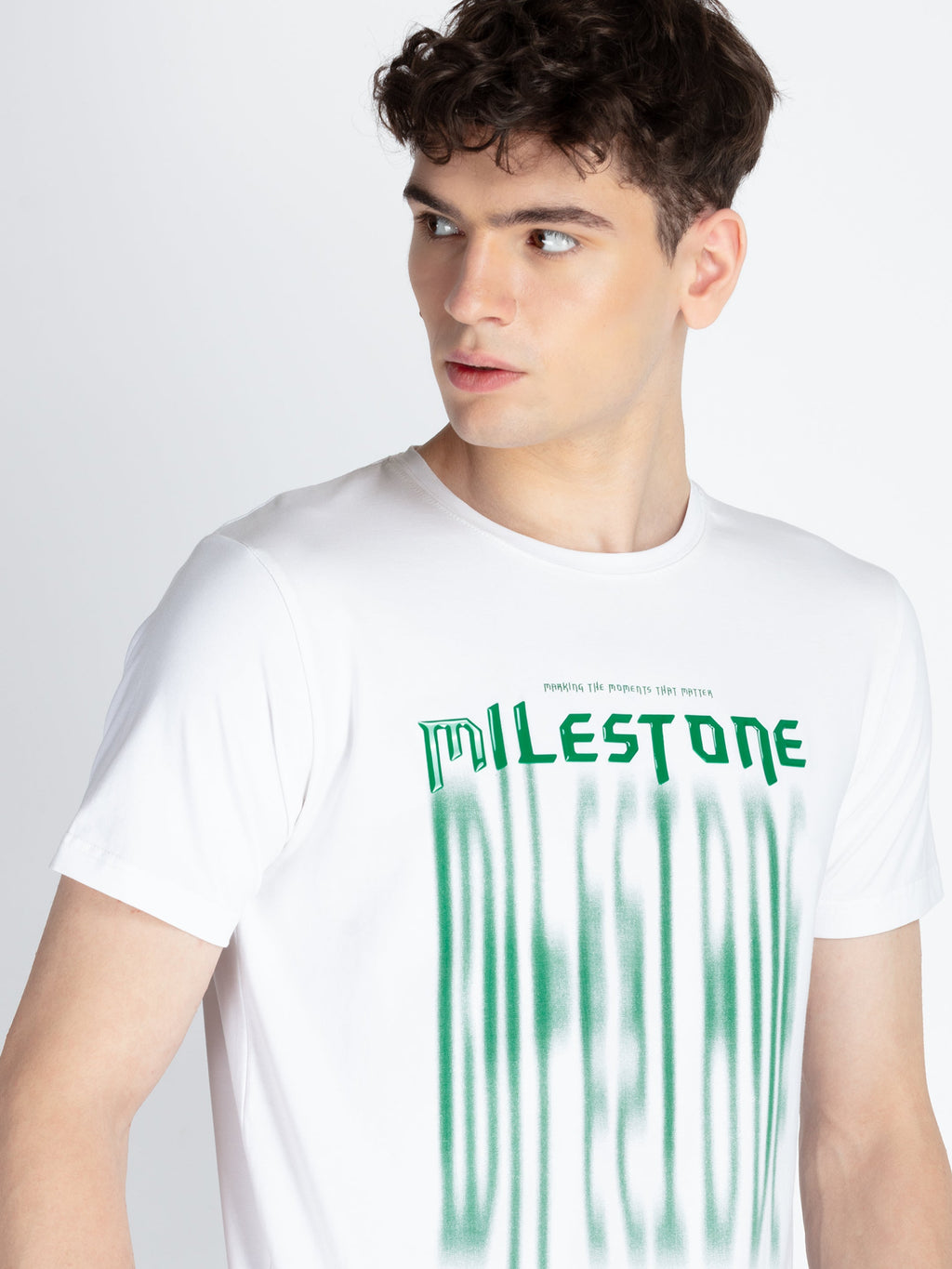 Mens Printed Round Neck T-Shirt