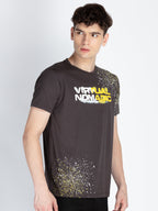 Mens Printed Round Neck T-Shirt