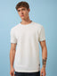 Mens Solid Round Neck Half Sleeves T-shirts