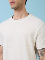 Mens Solid Round Neck Half Sleeves T-shirts