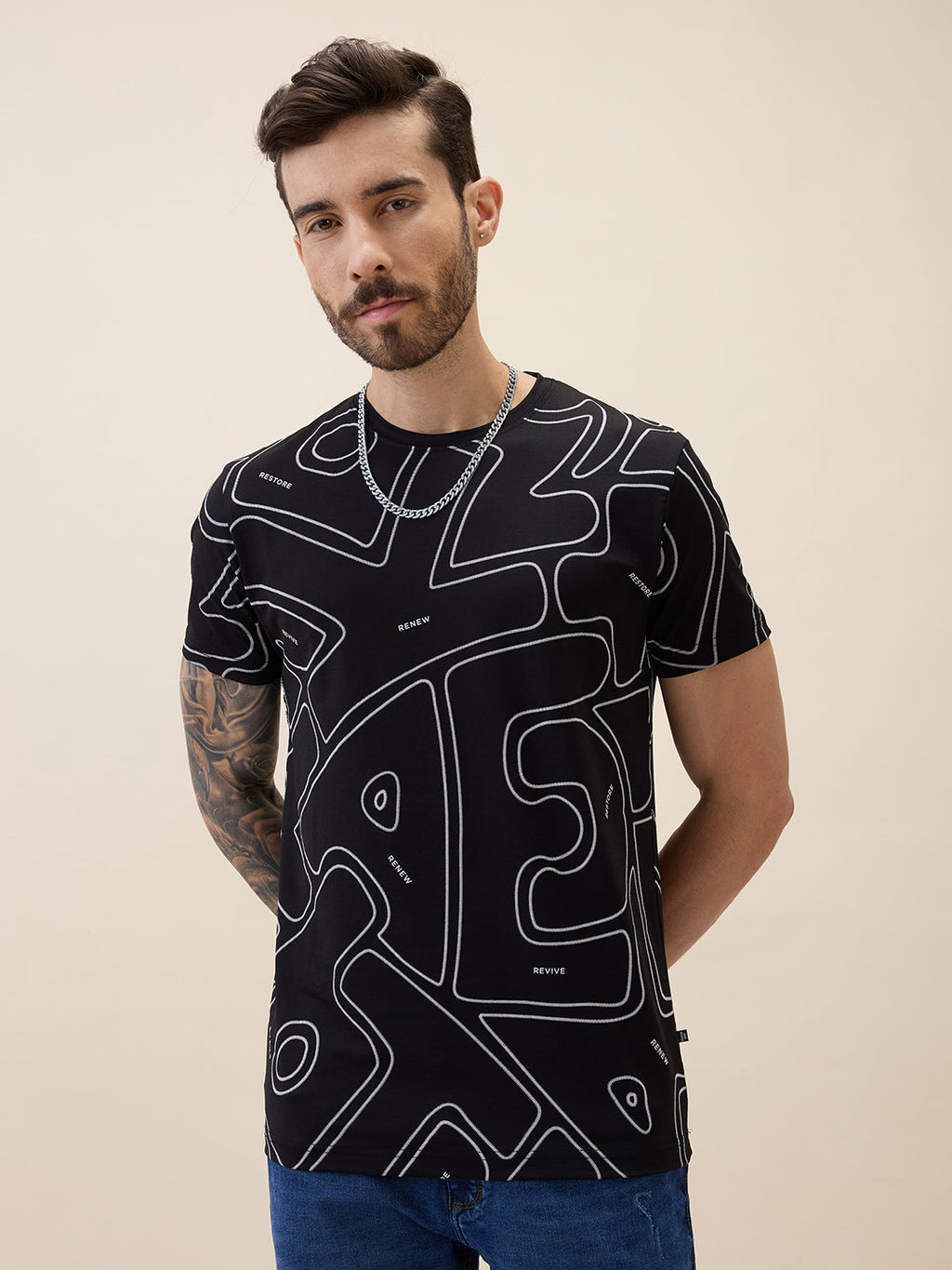 Status Quo |Men's Fashion Round Neck T-shirt Plus Size - 3XL, 4XL, 5XL