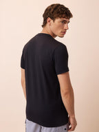 Status Quo Men's Printed Round Neck Half Sleeves Regular Fit T-shirt