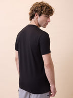 Status Quo Men's Printed Round Neck Half Sleeves Regular Fit T-shirt