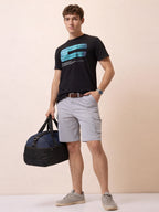 Status Quo Men's Printed Round Neck Half Sleeves Regular Fit T-shirt