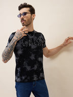 Men's Printed Round Neck Half Sleeves Regular Fit Tshirt