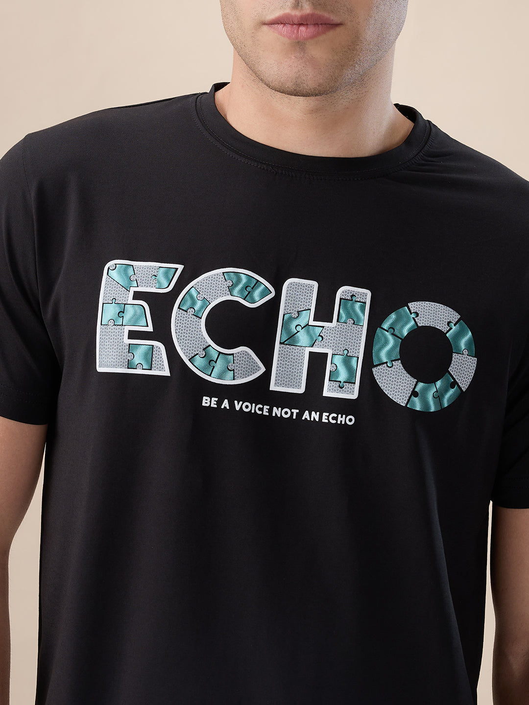 Echo Black Script T-Shirt